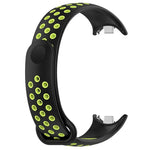 Correa COOL para Xiaomi Smart Band 8 / 9 / 10 Sport Negro-Verde - PixelPlaza