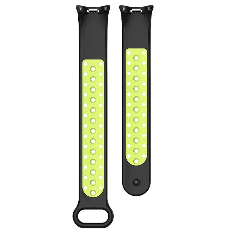 Correa COOL para Xiaomi Smart Band 8 / 9 / 10 Sport Negro-Verde - PixelPlaza