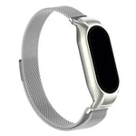 Correa COOL para Xiaomi Smart Band 8 Metal Plata - PixelPlaza