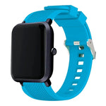 Correa Universal 20mm Amazfit Bip / GTS / Bip Lite / Huawei / Samsung / COOL Goma Celeste - PixelPlaza
