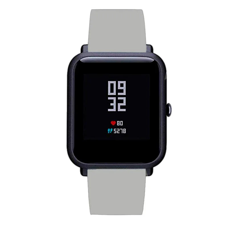 Correa Universal 20mm Amazfit Bip / GTS / Bip Lite / Huawei / Samsung / COOL Goma Gris - PixelPlaza