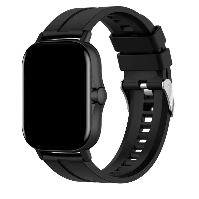 Correa Universal 20mm Amazfit Bip / GTS / Bip Lite / Huawei / Samsung / COOL Goma Negro - PixelPlaza