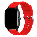 Correa Universal 20mm Amazfit Bip / GTS / Bip Lite / Huawei / Samsung / COOL Goma Rojo - PixelPlaza