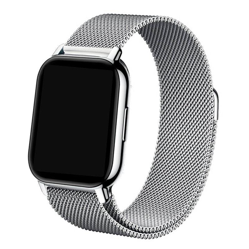 Correa Universal 20mm Amazfit Bip / GTS / Bip Lite / Huawei / Samsung / COOL Metal Plata - PixelPlaza