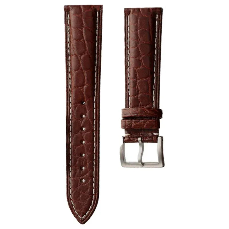 Correa Universal 20mm Amazfit Bip / GTS / Bip Lite / Huawei / Samsung / COOL Polipiel Marrón - PixelPlaza