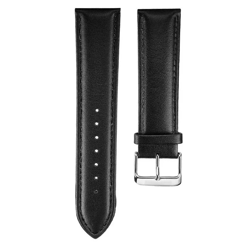 Correa Universal 20mm Amazfit Bip / GTS / Bip Lite / Huawei / Samsung / COOL Polipiel Negro - PixelPlaza