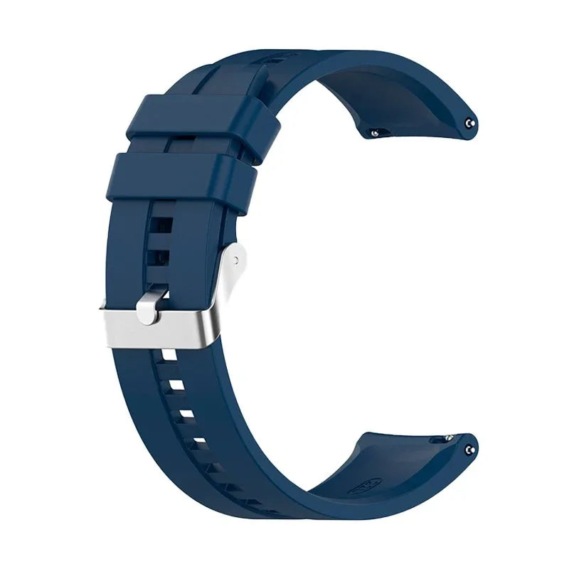 Correa Universal 22mm Amazfit GTR / Stratos / Huawei / Samsung / COOL Goma Azul - PixelPlaza