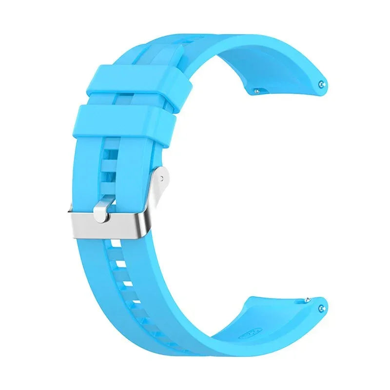 Correa Universal 22mm Amazfit GTR / Stratos / Huawei / Samsung / COOL Goma Celeste - PixelPlaza
