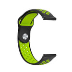 Correa Universal 22mm Amazfit GTR / Stratos / Huawei / Samsung / COOL Goma Negro-Verde - PixelPlaza