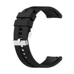 Correa Universal 22mm Amazfit GTR / Stratos / Huawei / Samsung / COOL Goma Negro - PixelPlaza