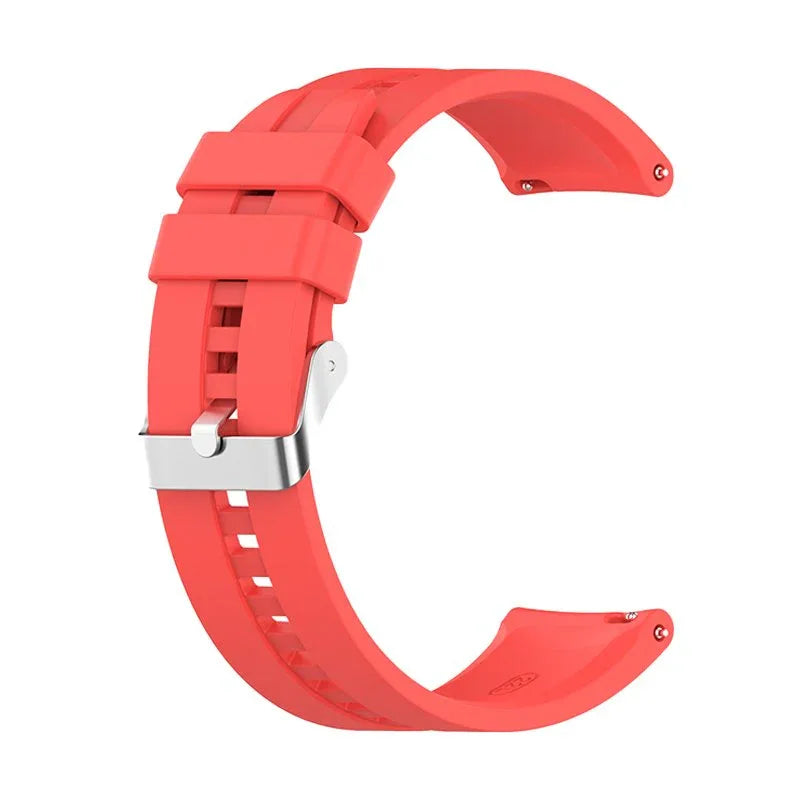 Correa Universal 22mm Amazfit GTR / Stratos / Huawei / Samsung / COOL Goma Rojo - PixelPlaza