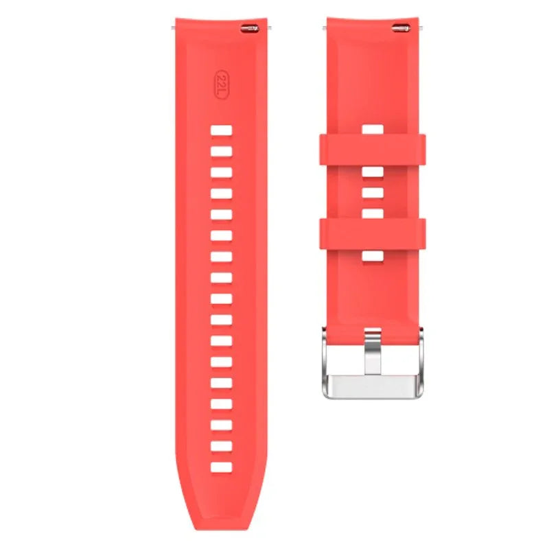 Correa Universal 22mm Amazfit GTR / Stratos / Huawei / Samsung / COOL Goma Rojo - PixelPlaza