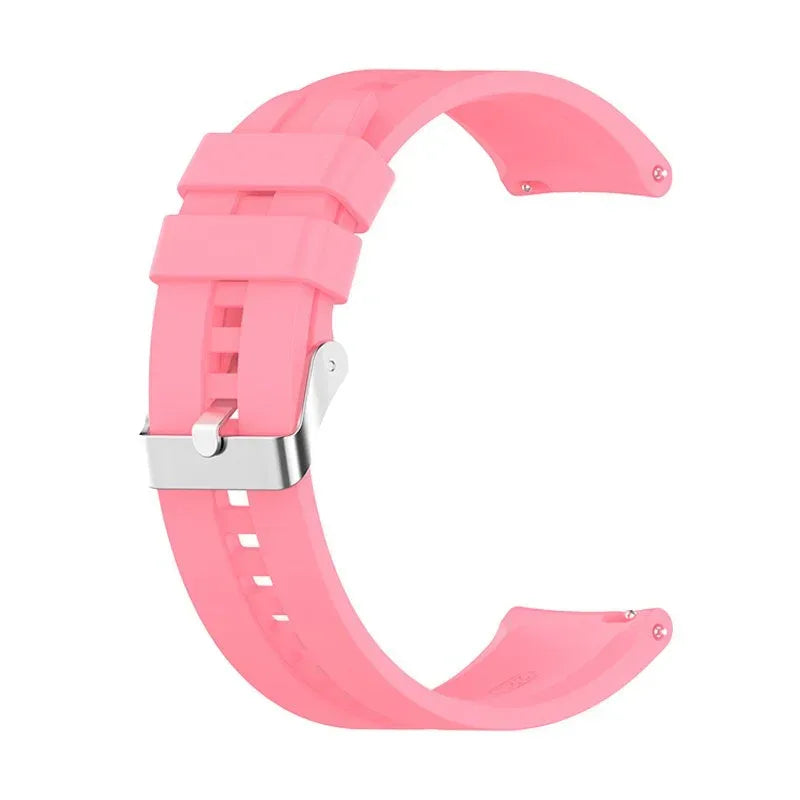 Correa Universal 22mm Amazfit GTR / Stratos / Huawei / Samsung / COOL Goma Rosa - PixelPlaza