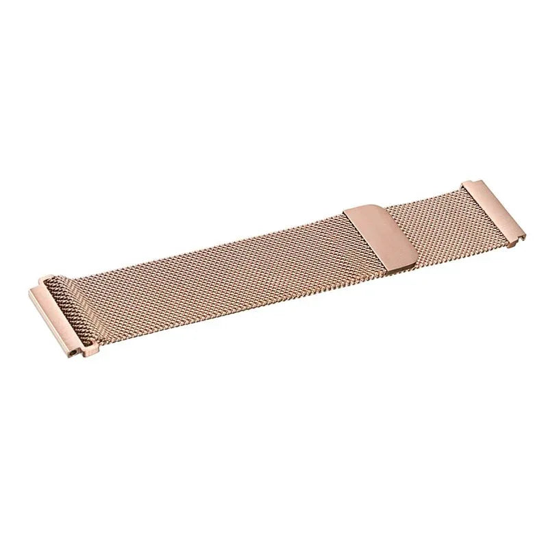 Correa Universal 22mm Amazfit GTR / Stratos / Huawei / Samsung / COOL Metal Rose Gold - PixelPlaza