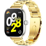 Correa Metal Eslabones Xiaomi Mi Smart Band 9 Pro Band 8 Pro Redmi Watch 4 Redmi Watch 5 Redmi Watch 6 Xiaomi Smart Band 10 Pro Dorado #dorado