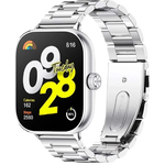 Correa Metal Eslabones Xiaomi Mi Smart Band 9 Pro Band 8 Pro Redmi Watch 4 Redmi Watch 5 Redmi Watch 6 Xiaomi Smart Band 10 Pro Plata #plata