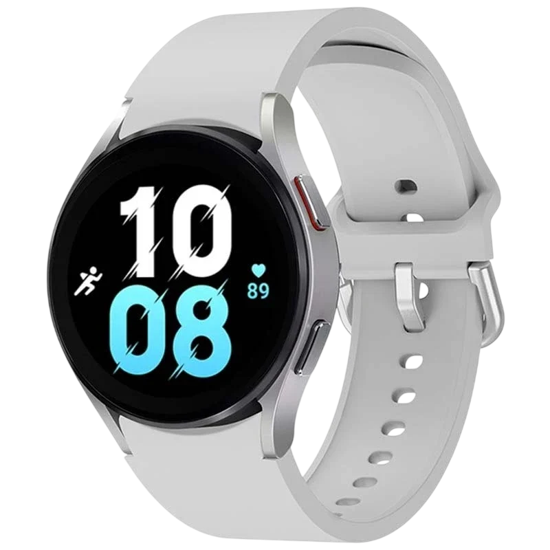 Correa de silicona Samsung Galaxy Watch 4 5 6 Claro Gris #gris