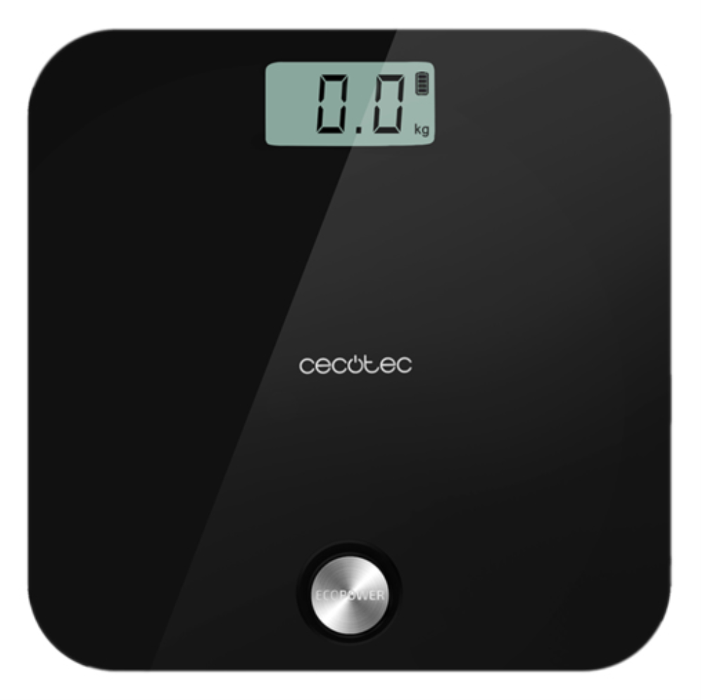 Cecotec Surface Precision EcoPower 10000 Healthy Rectángulo Negro Báscula personal electrónica