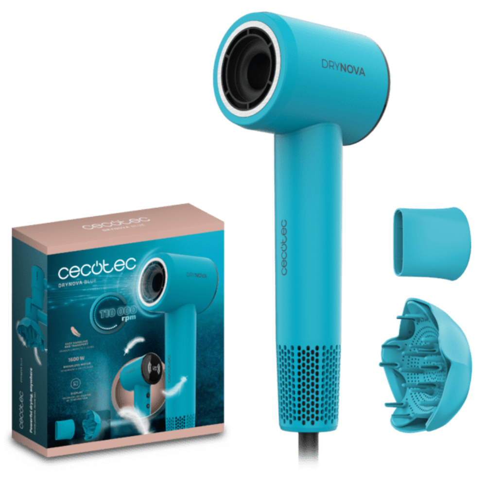 Cecotec DryNova Blue secador 1600 W Azul