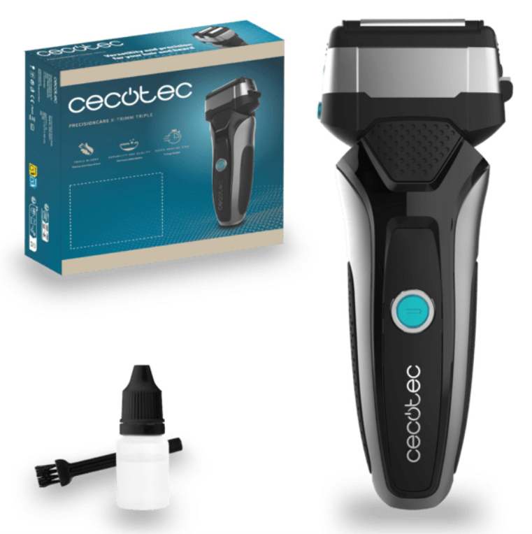 Cecotec PrecisionCare X-Trimm Triple Máquina de afeitar de láminas Negro