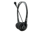 Auricular Equip life microfono jack 3.5mm ( incluye adaptador 1 a 2 jacks ) negro