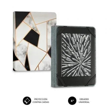 Funda para libro electrónico Subblim 1EC011 Clever Ebook Case 6" Mármol Negro - PixelPlaza