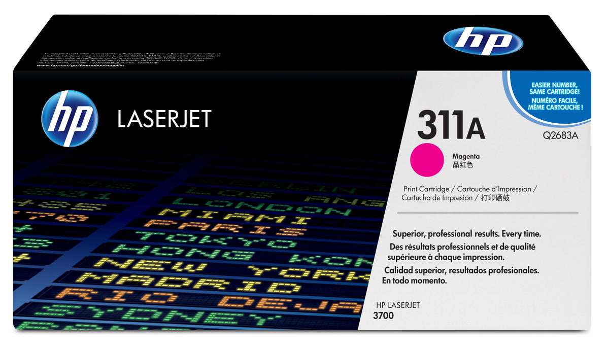 Toner Hp 311a q263a magenta 6000 páginas 3700