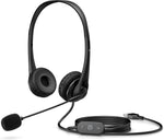 Auriculares HP wired USB - a stereo headset euro