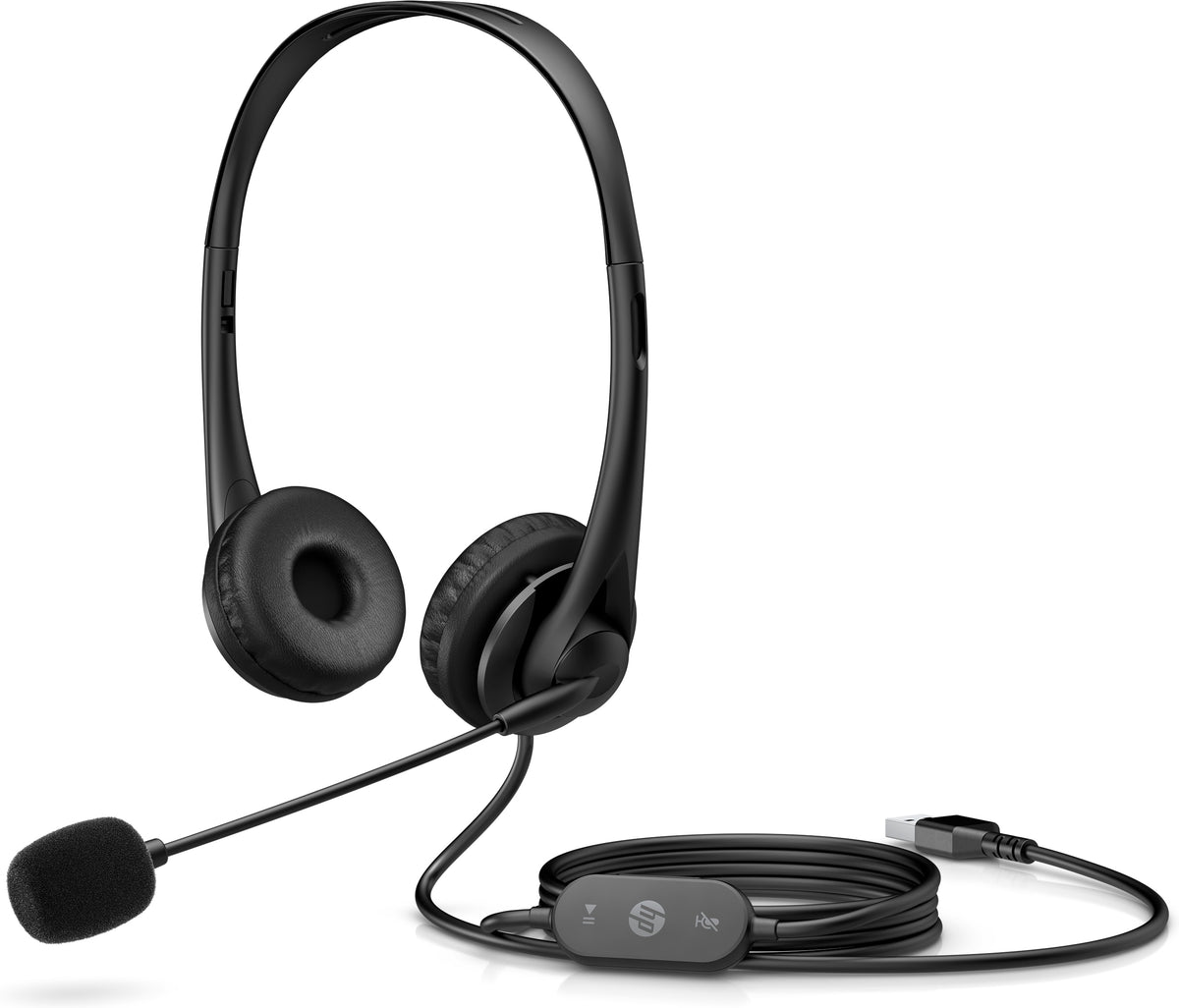 Auriculares HP wired USB - a stereo headset euro