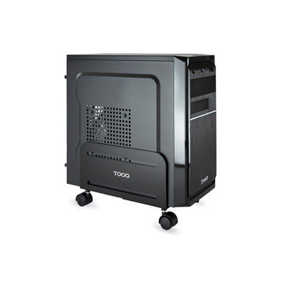 Soporte para cpu de suelo con ruedas TooQ umcs0004 - b negro