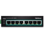 Switch TRENDnet TI-PE80 8 Puertos/ RJ-45 Gigabit 10/100 PoE - PixelPlaza