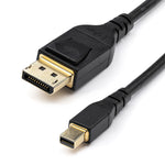 Cable mini dp a dp startech 1m · macho - macho · negro