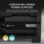 Fuente de Alimentación Corsair RM1000X/ 1000W/ Ventilador 12cm/ Cybenetics Gold - PixelPlaza