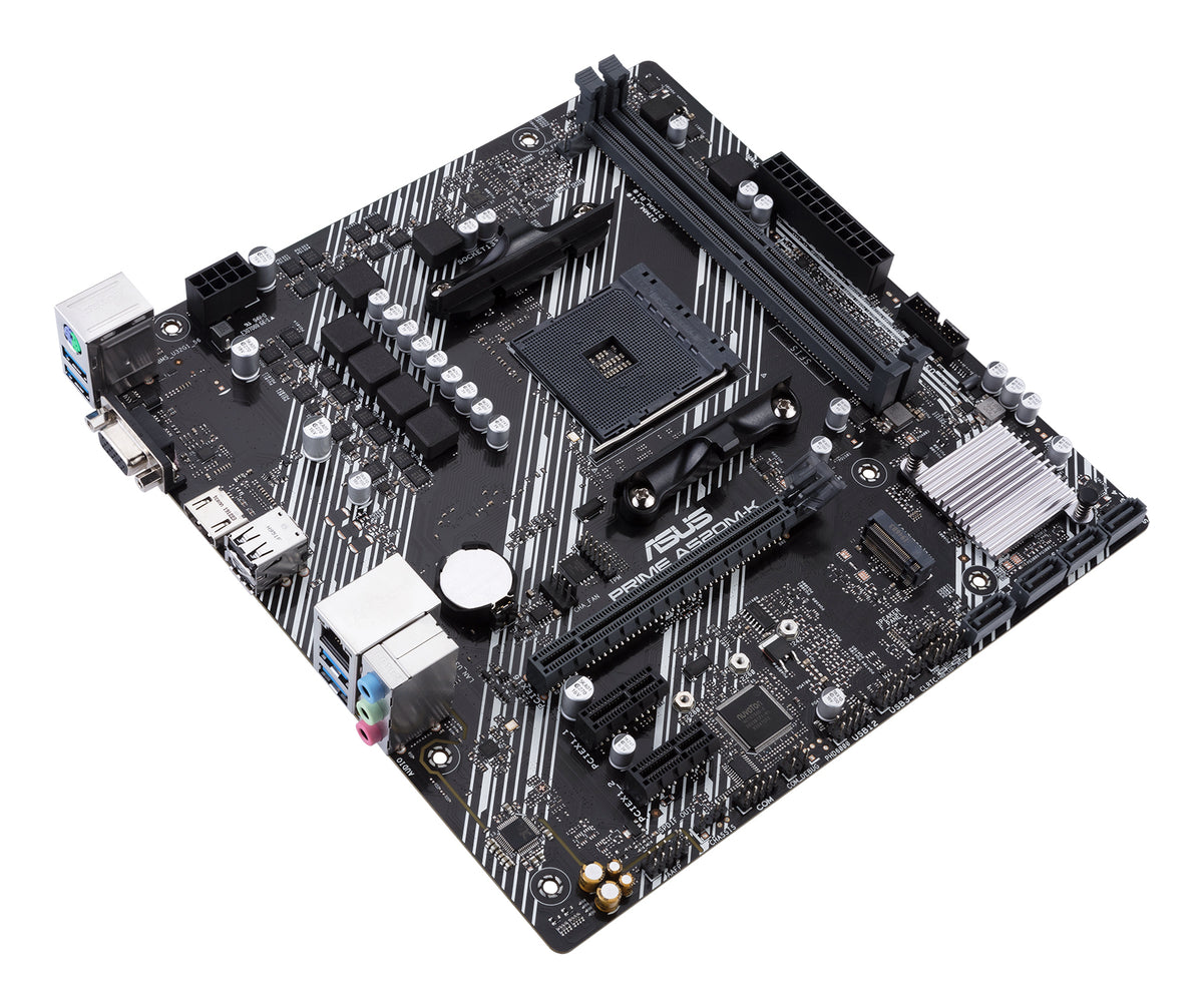 Placa base ASUS AMD prime a520m - k socket am4 DDR4 x2 max 64GB 3200 mhz d - sub HDMI mATX
