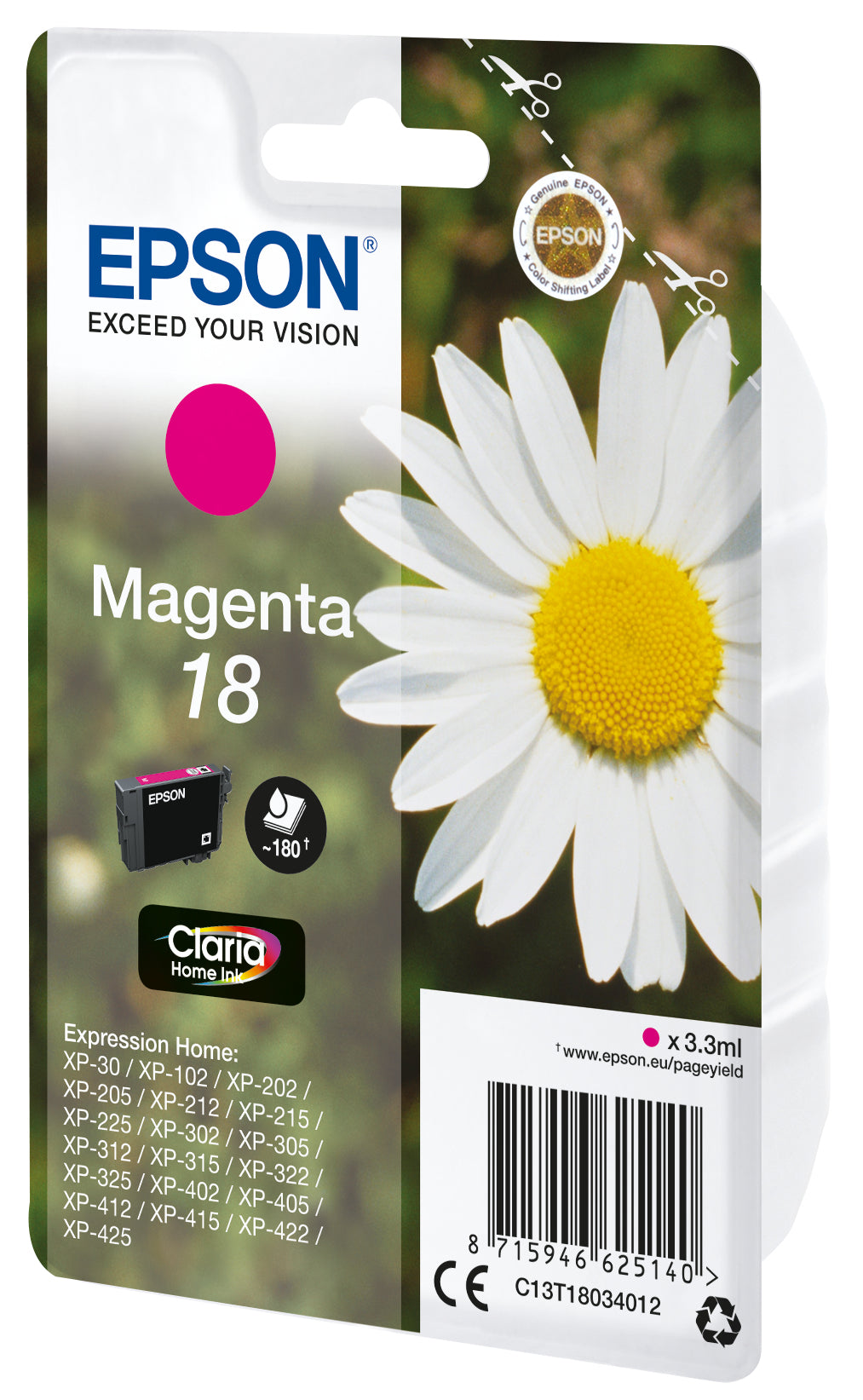 Cartucho tinta Epson t261240 cyan 26 xp - 600 - 605 - 700 - 800 · oso polar