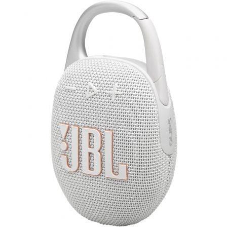 Altavoz con Bluetooth JBL Clip 5/ 7W/ 1.0/ Blanco - PixelPlaza