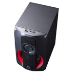 Altavoces Hiditec 2.1 multimedia h400 80w bluetooth USB sd radio