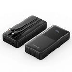 Powerbank 20000mAh Vention FHPB0/ 22.5W/ Negra/ Incluye Cable USB Tipo-C y Lightning - PixelPlaza