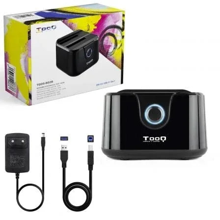Docking Station para Discos Duros TooQ TQDS-802B - PixelPlaza