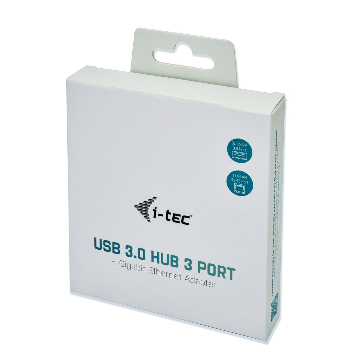 Hub i - tec USB 3.0 con 3 puertos USB 3.0 y ethernet glan rj - 45