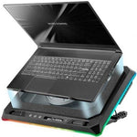 Soporte Refrigerante Mars Gaming MNBC-ULTRA para Portátiles hasta 18"/ Iluminación LED - PixelPlaza