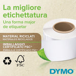 Etiquetas Adhesivas en Rollo Dymo 99012/ 89 x 36mm/ 260 x 2 uds