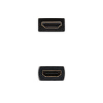 Cable Alargador HDMI Nanocable 10.15.1013/ HDMI Macho - HDMI Hembra/ 3m/ Negro