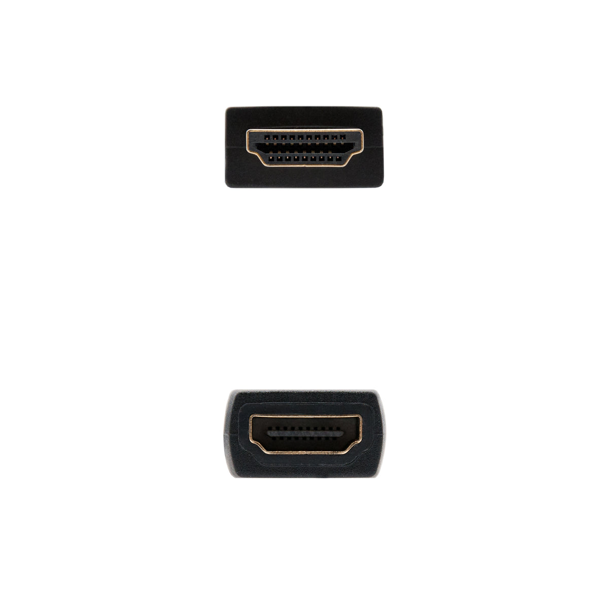 Cable Alargador HDMI Nanocable 10.15.1013/ HDMI Macho - HDMI Hembra/ 3m/ Negro