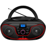 Radio CD Daewoo DW3013/ 4W/ a Pilas/ Rojo