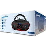 Radio CD Daewoo DW3013/ 4W/ a Pilas/ Rojo