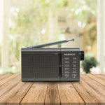 Radio Portátil Daewoo DW1035/ a Pilas/ Gris Oscuro