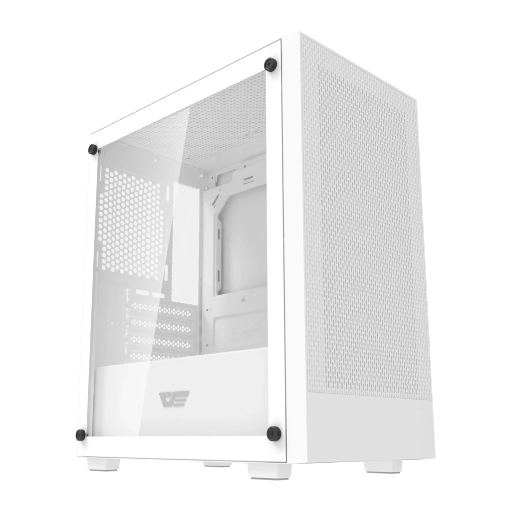 Darkflash M305 Mesh Cristal Templado Micro-ATX 195×387×325 mm Blanco Caja PC