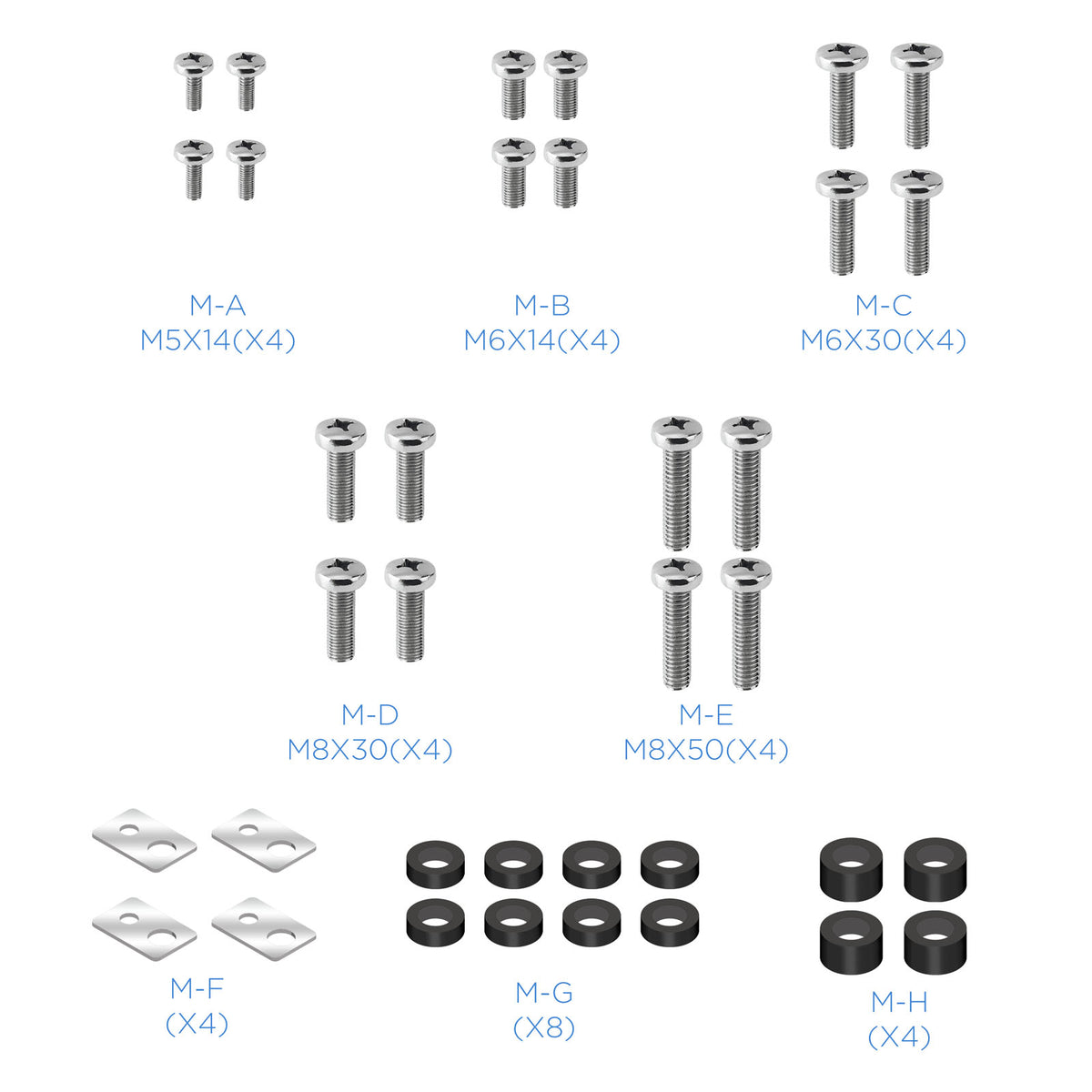 Soporte de Pared Orientable/ Inclinable TooQ LP6070TN-B para TV de 37-70"/ hasta 50kg