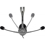 Auriculares Logitech H110/ con Micrófono/ Jack 3.5/ Plateados - PixelPlaza
